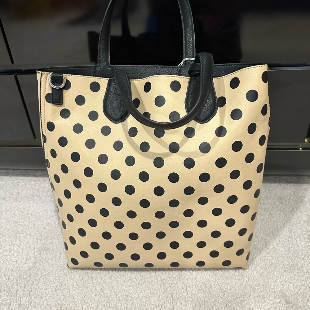 Tan & black NWT handbag